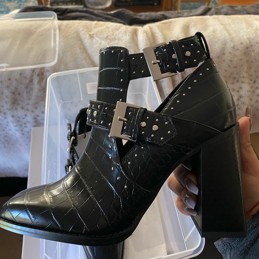 Zara studded Strap Booties